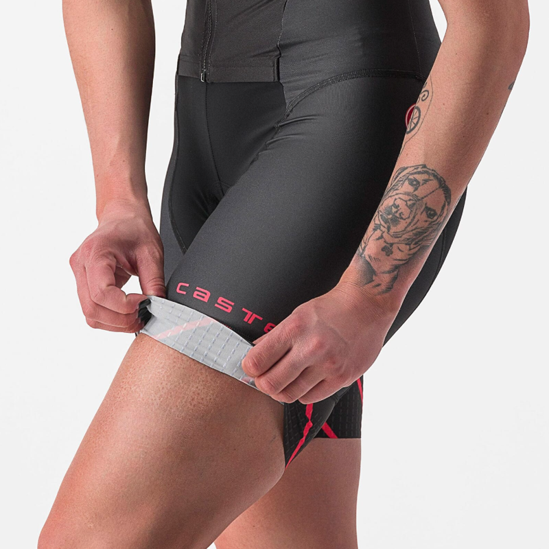 Castelli Free Sanremo Women's Sleeveless Suit in Black/Hibiscus-5